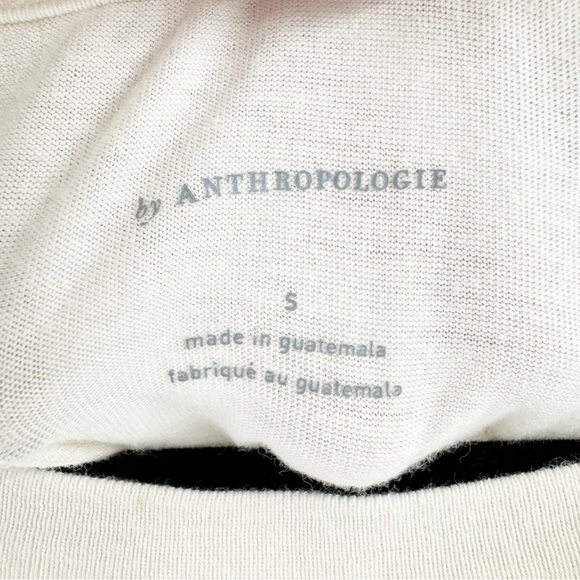 ✅ BY ANTHROPOLOGIE WHITE/PINK Floral Print Women's Top SIZE SMALL - Picture 2 of 6